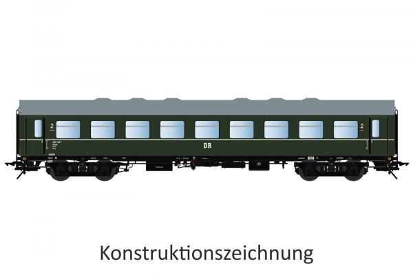 Reko-Wagen BDghwse, 2.Kl, DR, Ep.4, Nr. 15106-0